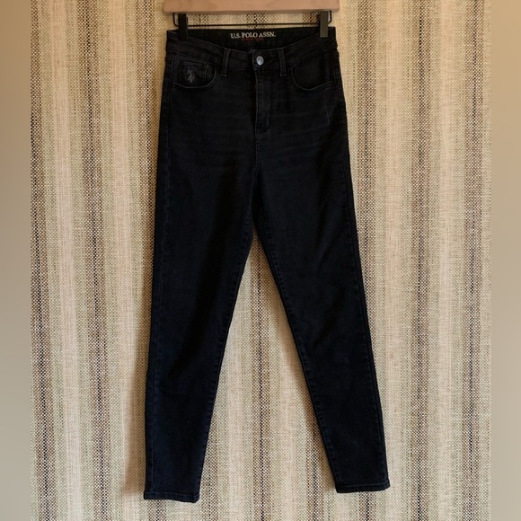 U.S. Polo Assn. Denim - U.S. POLO ASSN Black Women Denim Jeans Size 5 Skinny Pants Bottoms